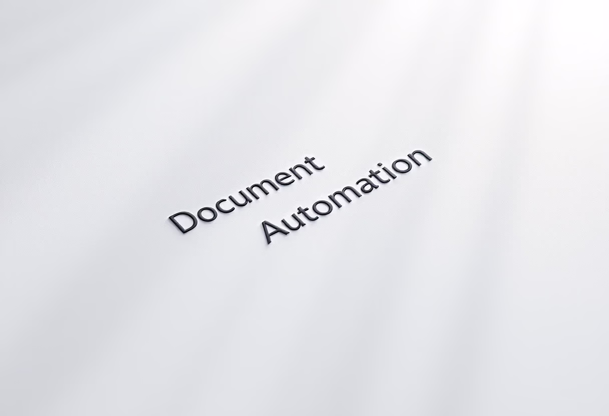 image of seamless document automation (for a legal tech)